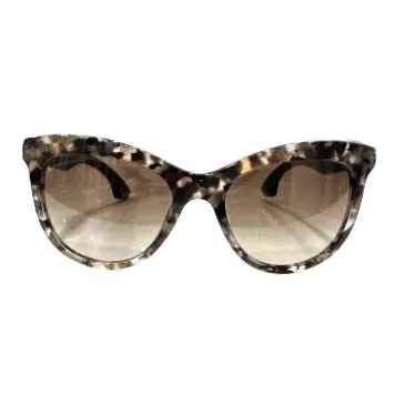 Miu Miu Grey Tortoise/Crystal Sunglasses