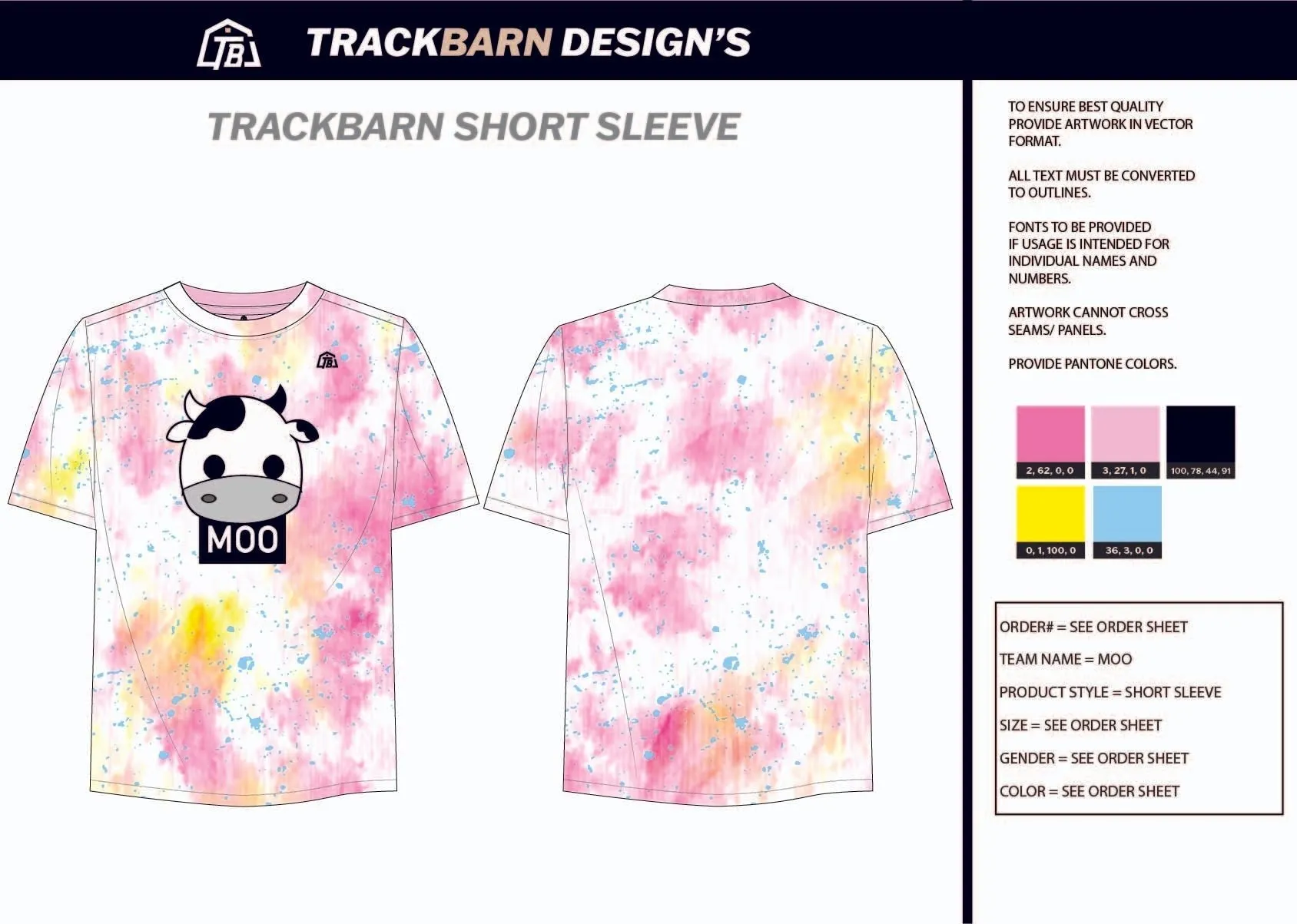 Moo-- Youth Tech Tee