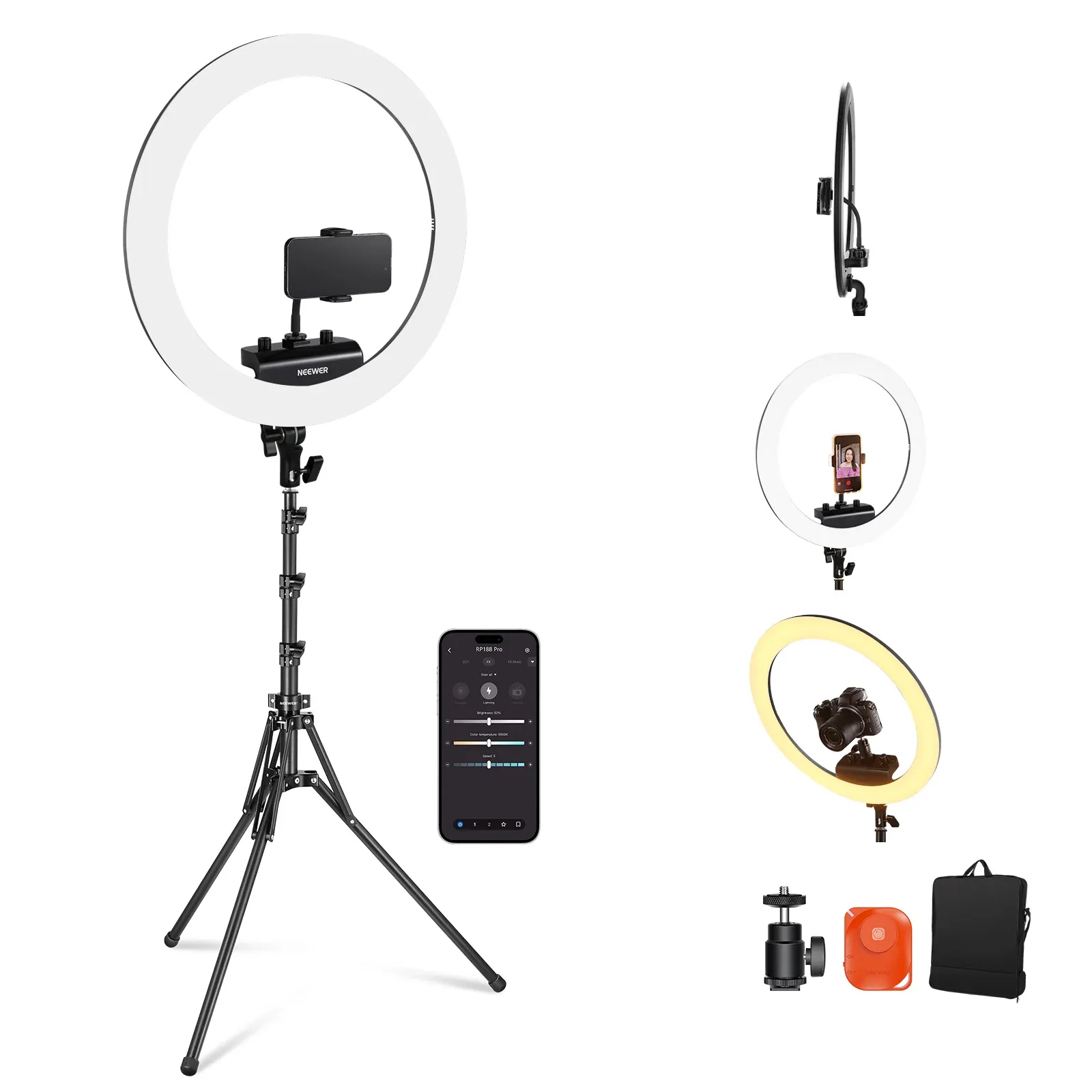 NEEWER RP18B Pro 18“ Ring Light Kit