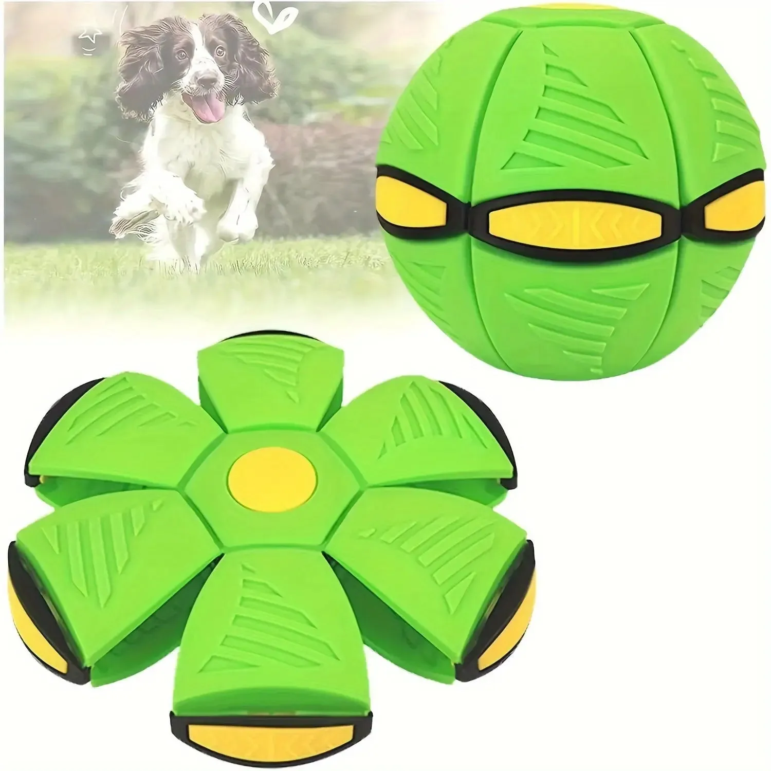 New UFO Pet Flying Saucer Ball interactive dog toy