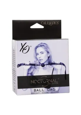 Nocturnal Collection Adjustable Silicone Ball Gag