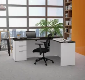 Pro-Concept Plus Closed Side L-Shaped Desk with Pedestal