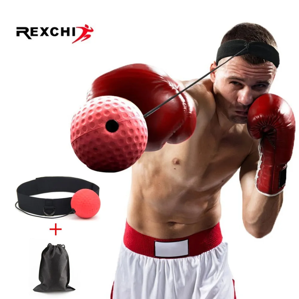 Reflex Ball Head Band Fighting Speed Training Punch Ball Muay Tai MMA fitness