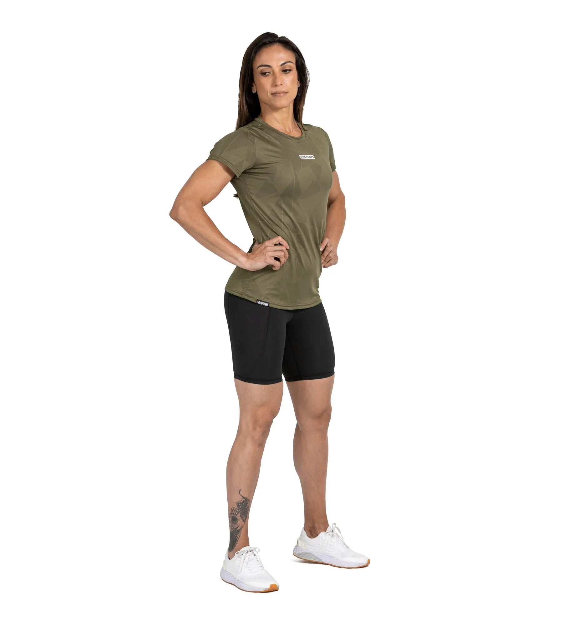 Sabre Gym Tee - Army Green