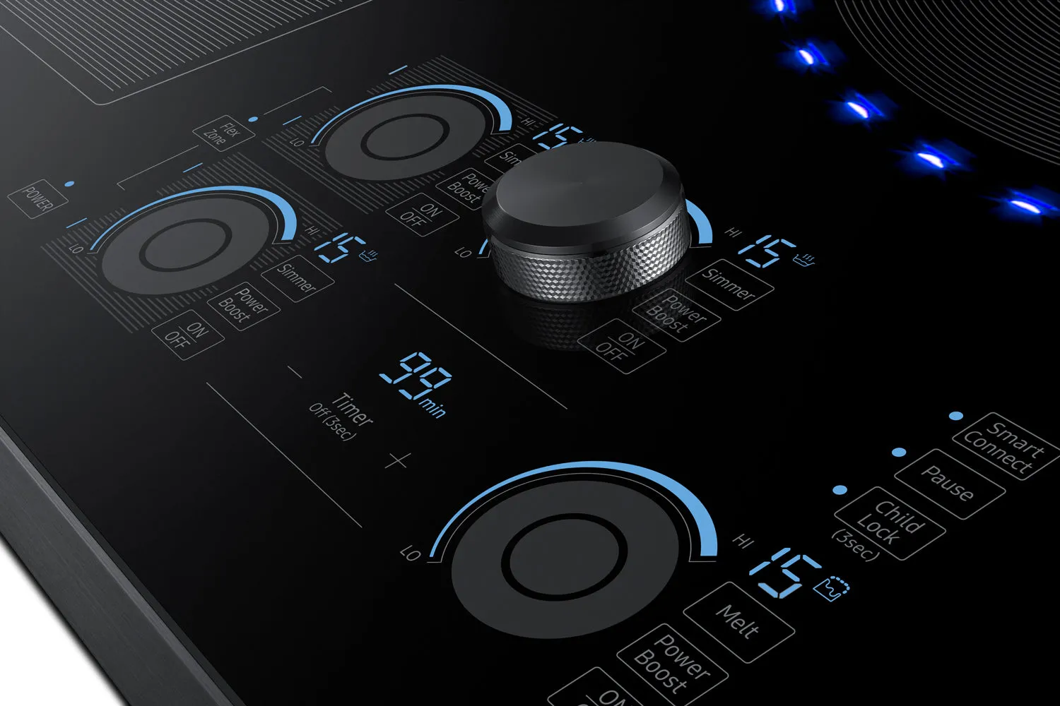 Samsung 30" Induction Cooktop with Virtual Flame Technology™ - NZ30K7880UG