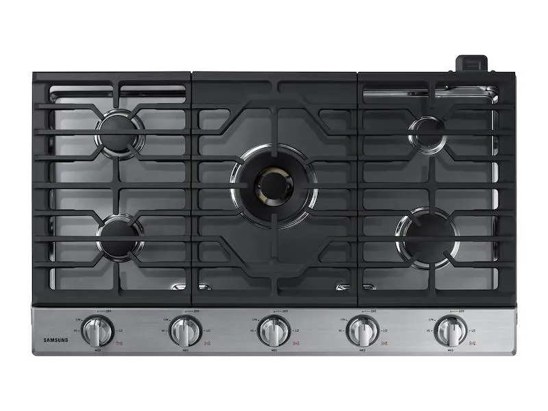 Samsung 36" 5-Burner Gas Cooktop with Bluetooth - NA36N7755TS/AA