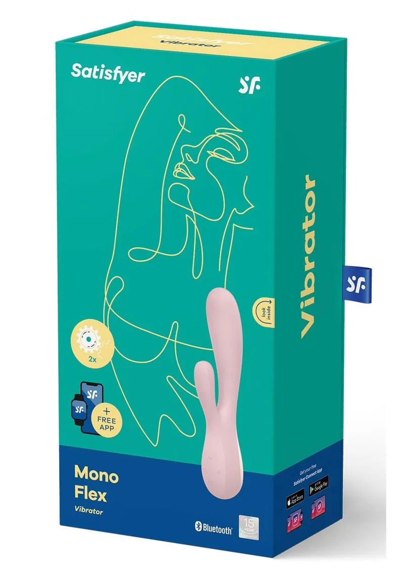 Satisfyer Mono Flex Rechargeable Silicone Rabbit Vibrator