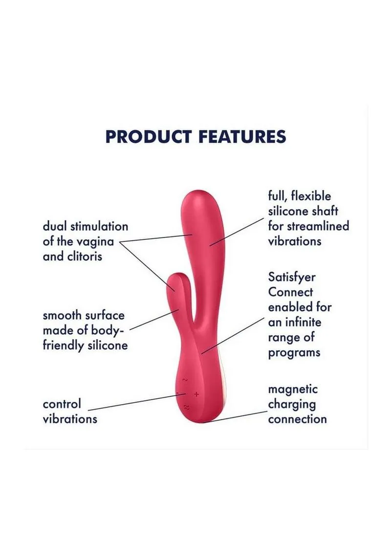 Satisfyer Mono Flex Rechargeable Silicone Rabbit Vibrator