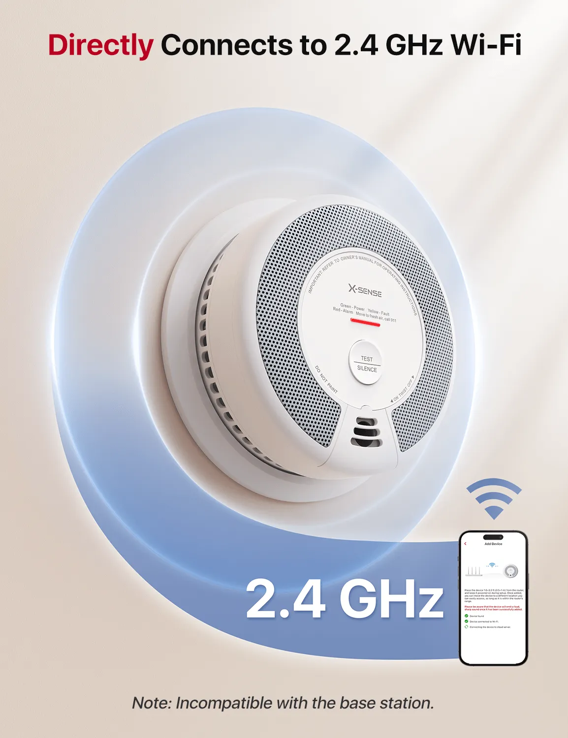 SC06-WX Smart Combo: Enhanced Home Safety with Wi-Fi Connected Smoke Detector & Carbon Monoxide Alarm