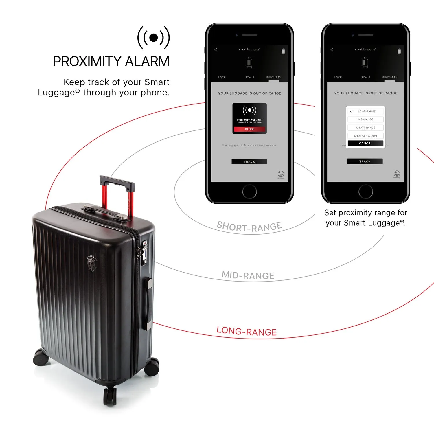 SmartLuggage 21" Carry-On Luggage