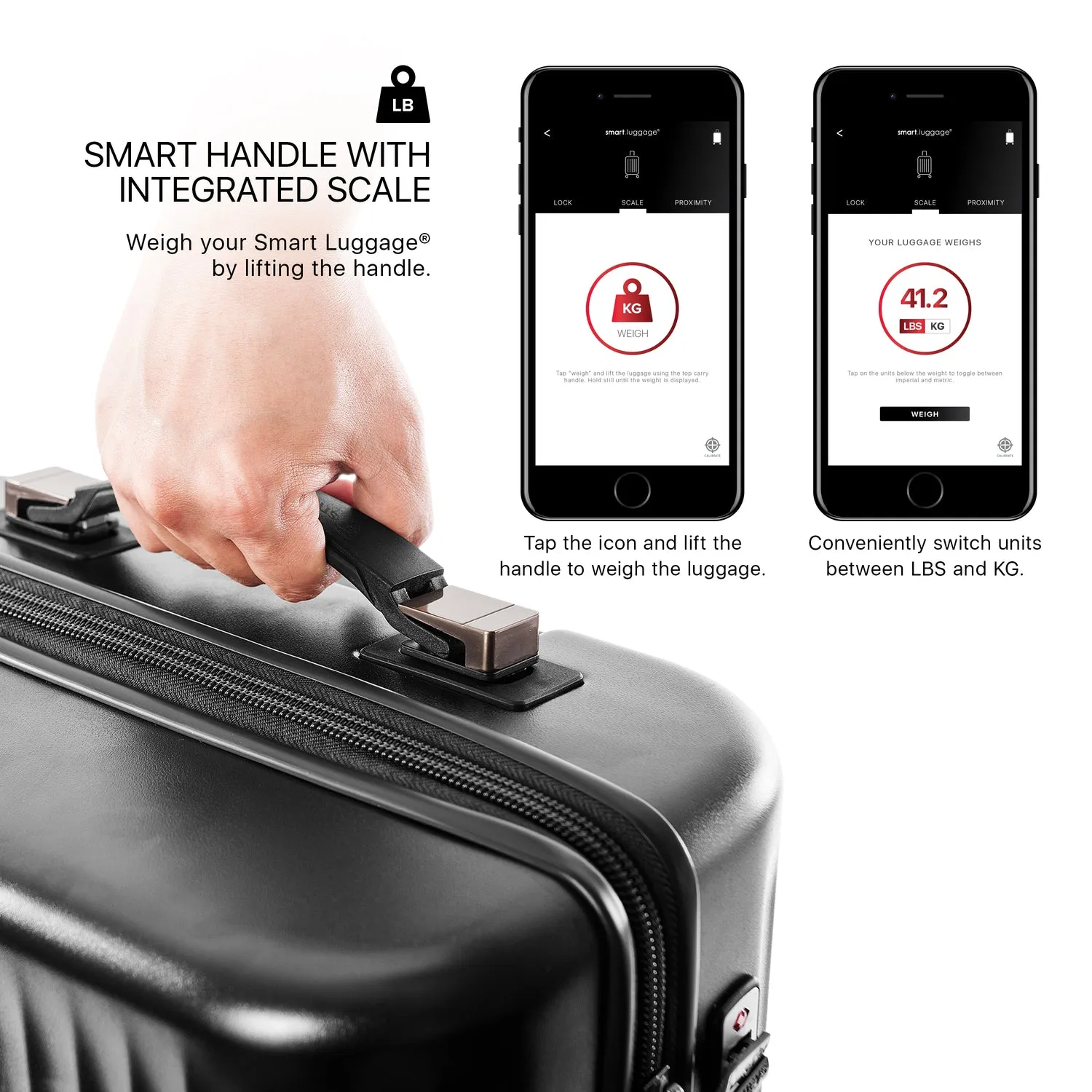 SmartLuggage 21" Carry-On Luggage