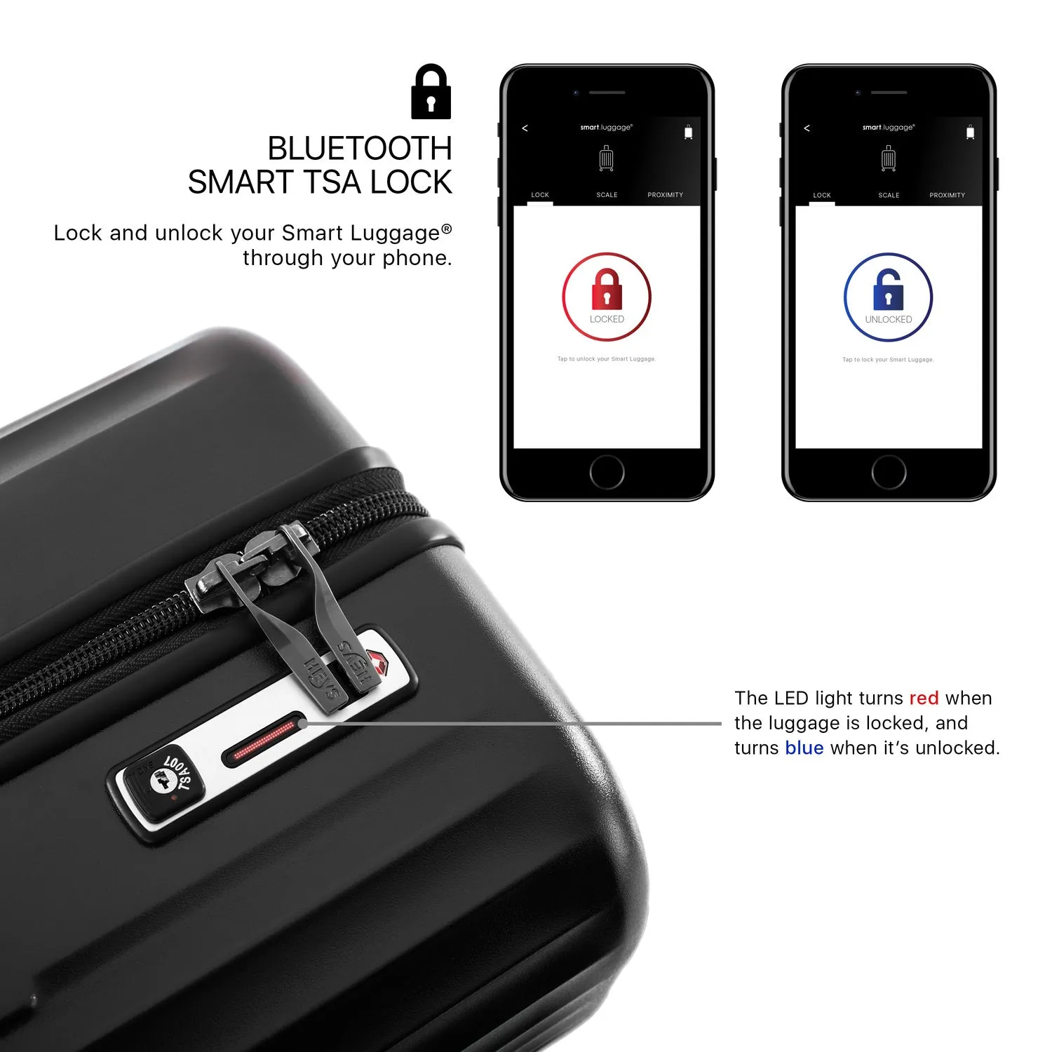 SmartLuggage 21" Carry-On Luggage