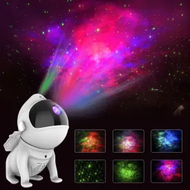 Space Dog Astronaut Night Light Galaxy Star Projector