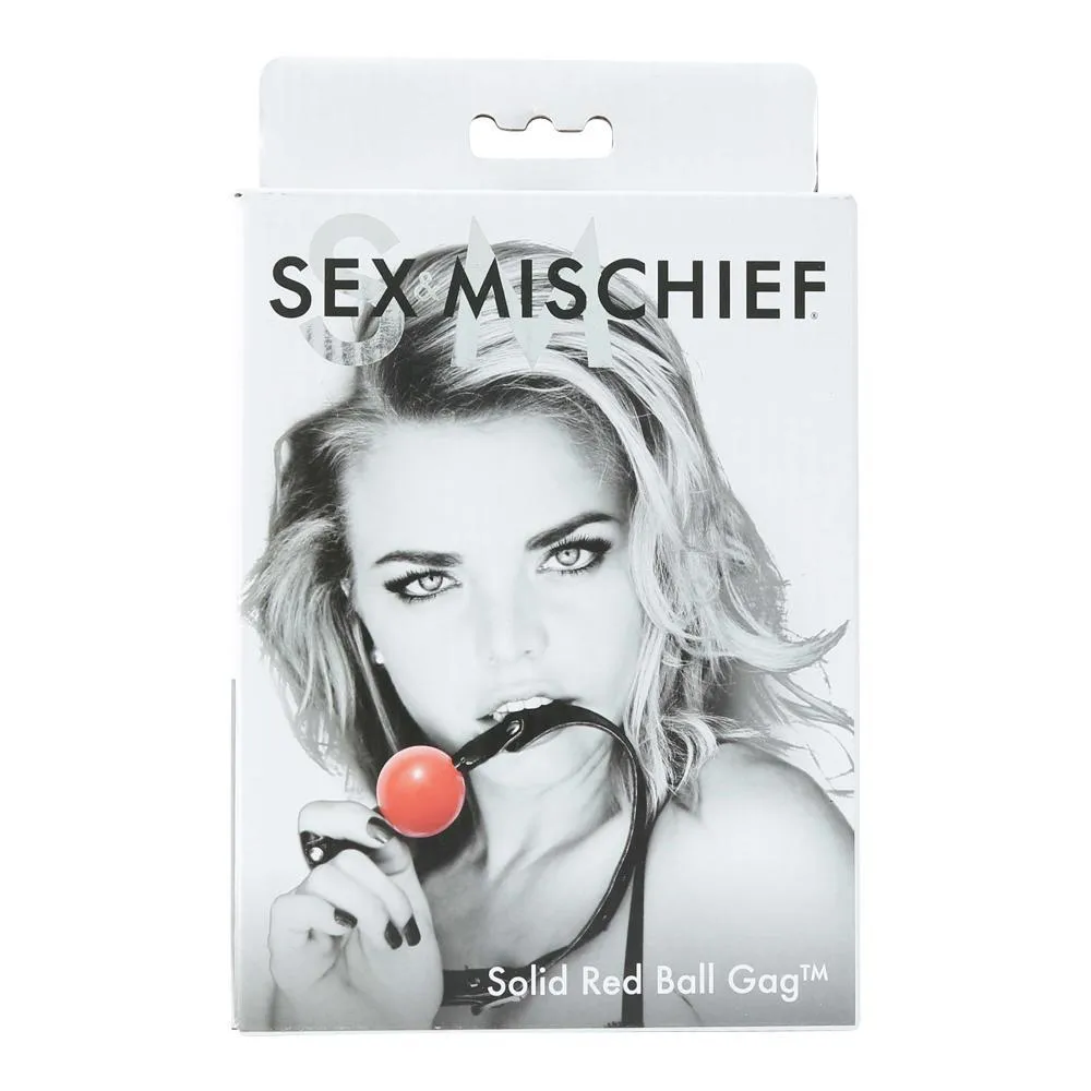 Sportsheets Solid Red Ball Gag