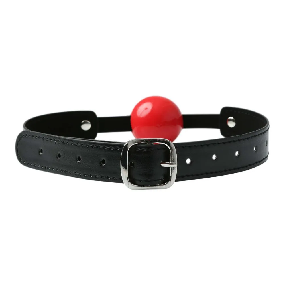 Sportsheets Solid Red Ball Gag