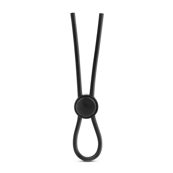 Stay Hard Silicone Loop Cock Ring Black