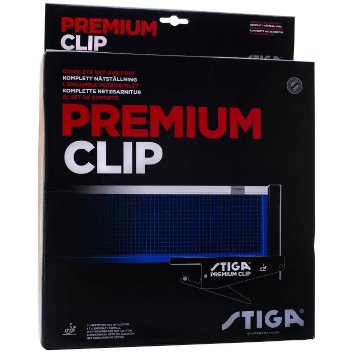 Stiga Premium Clip Net and Post Set