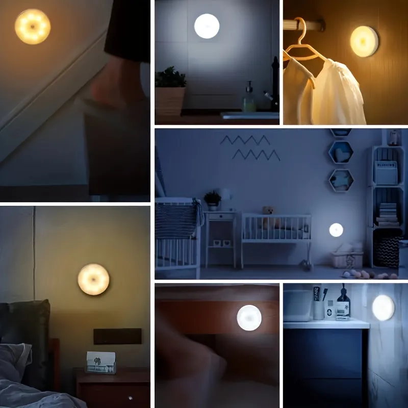 Stylish Night Switch Wireless Motion Sensor Wall Light