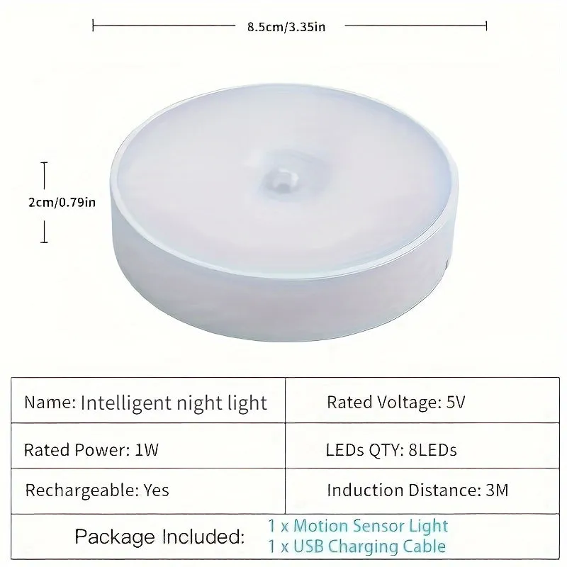 Stylish Night Switch Wireless Motion Sensor Wall Light