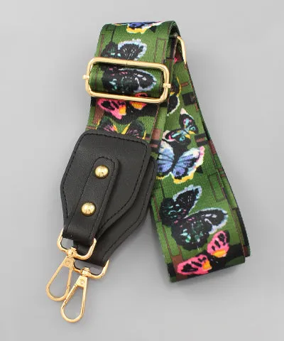 The Crossbody Strap - Butterfly Print