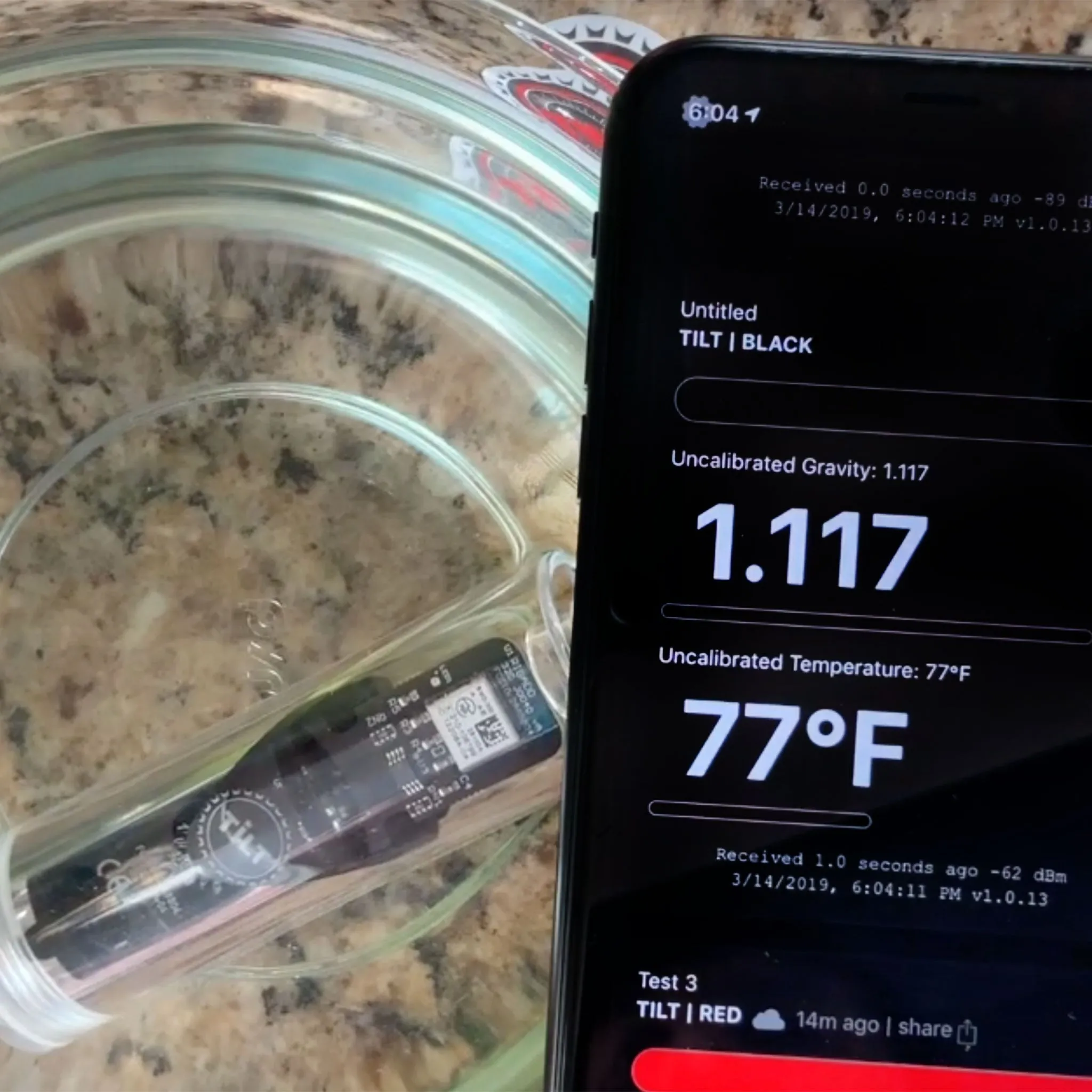 Tilt™ Digital Hydrometer and Thermometer