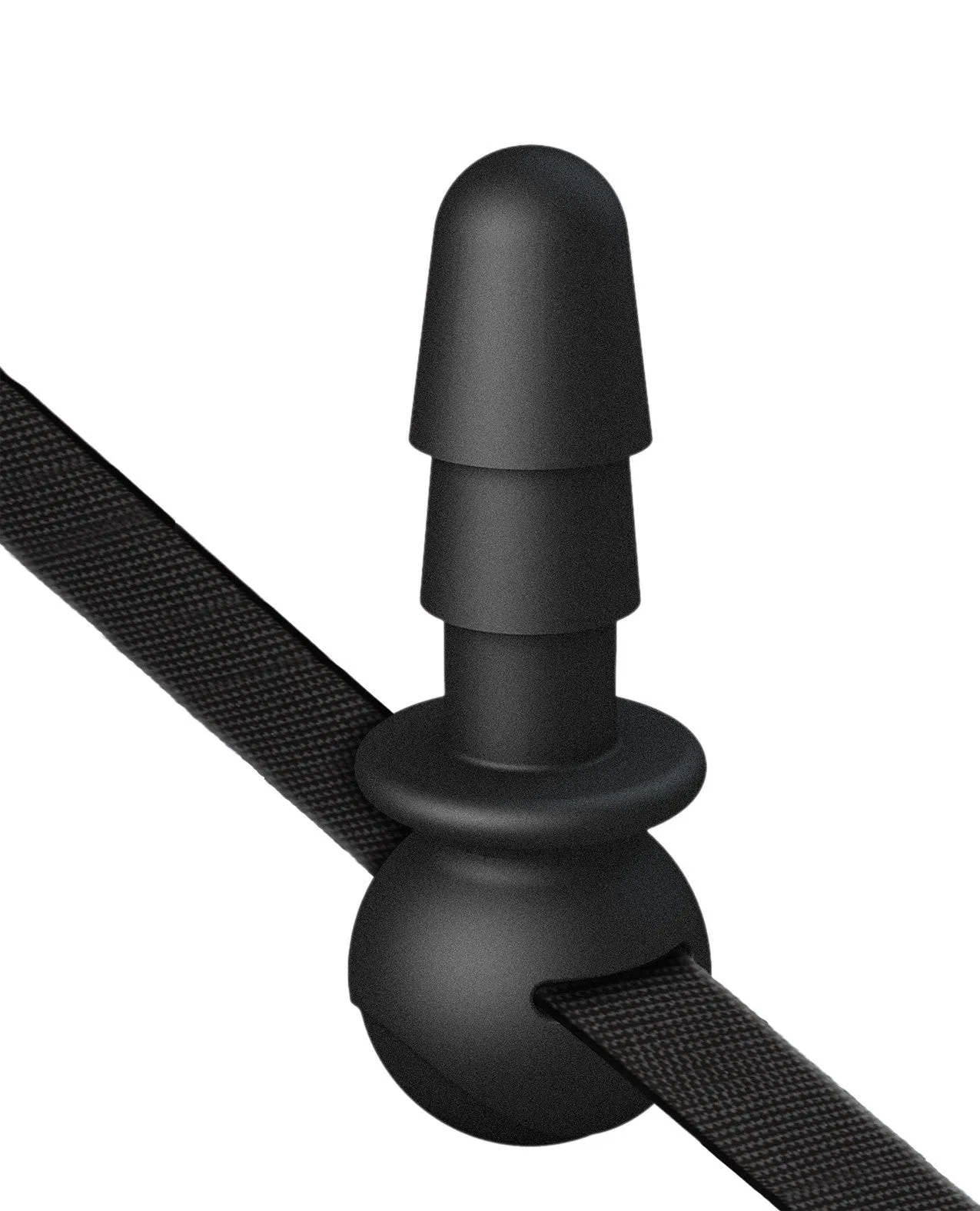 Vac-u-lock Ball Strap Plug - Black