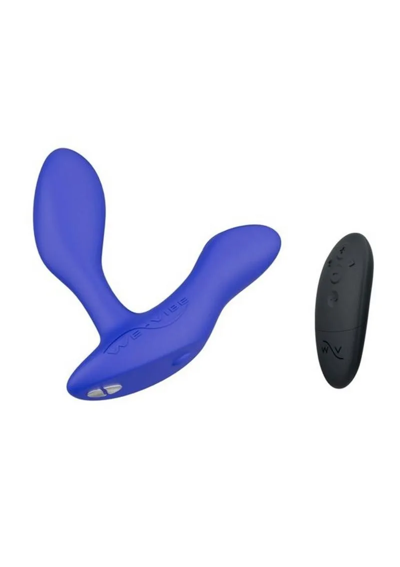 We-Vibe Vector  Rechargeable Silicone Vibrating Prostate Massager with Remote Control