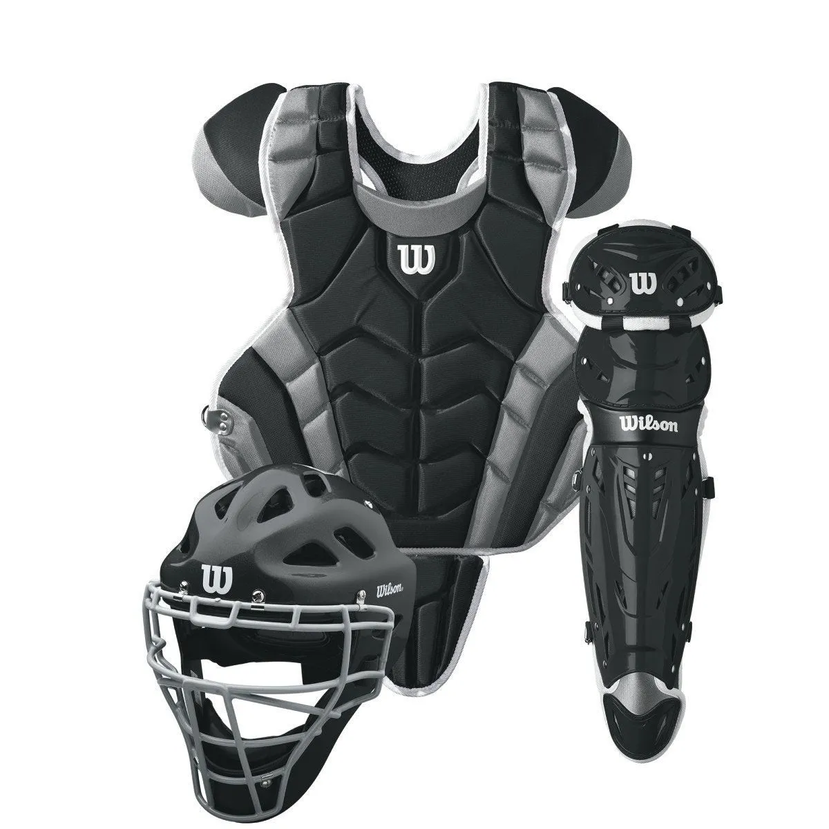 Wilson C1K™ Adult Catcher’s Gear Set (NOCSAE Approved): WTA4603