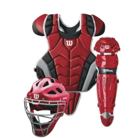 Wilson C1K™ Adult Catcher’s Gear Set (NOCSAE Approved): WTA4603